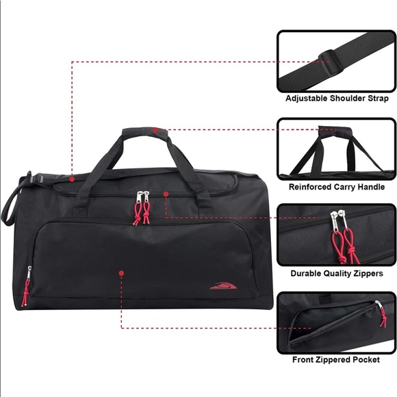 New Roomy Travel Duffle Bag - Picture 4 of 5